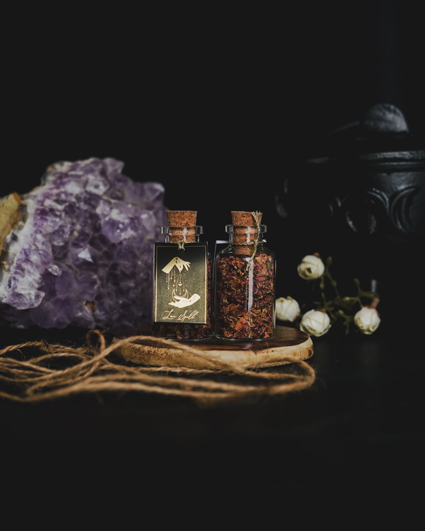 Resina de Incienso Esotérica en Frasco con Corcho - Colección Ritual