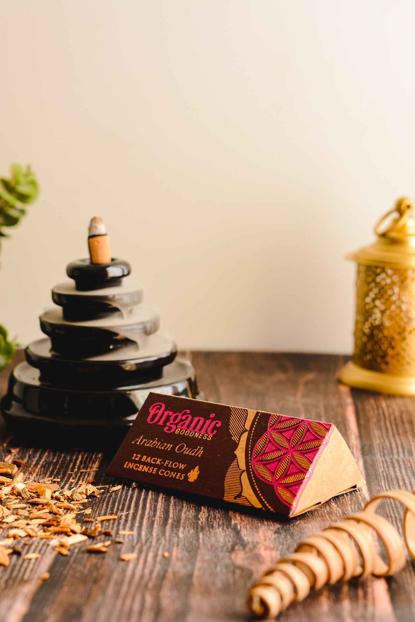 Conos de Incienso Cascada (Backflow) Organic Goodness - Pack Mayorista