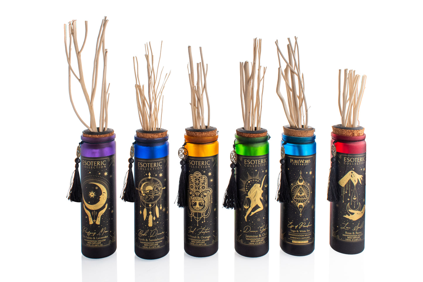 Difusor Aromático Esotérico 100 ml con Varillas