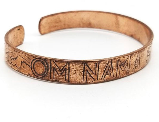 Pulsera de Cobre Om Namah Shivaya – Protección y Energía Sagrada - Buddha Stones