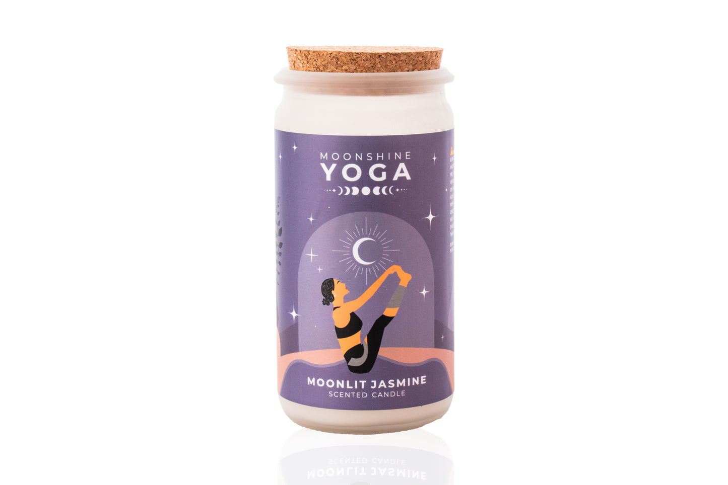 Vela Aromática de Soja Moonshine Yoga 60 g – Colección Lunar