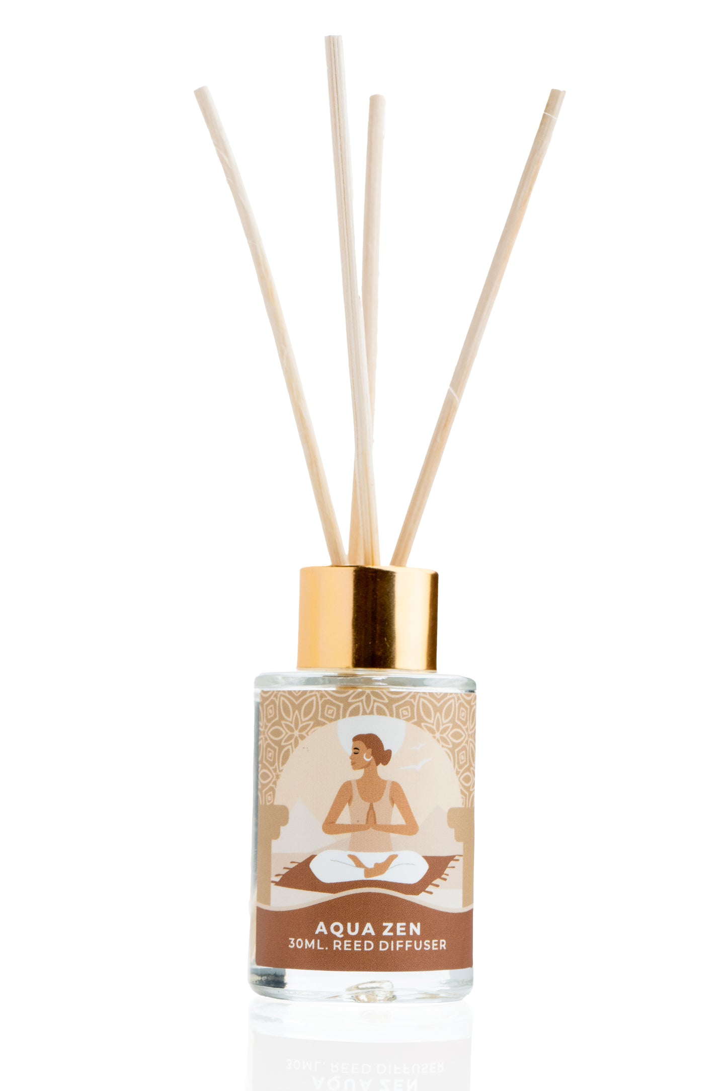 Difusor Aromático Yoga 30 ml con Varillas