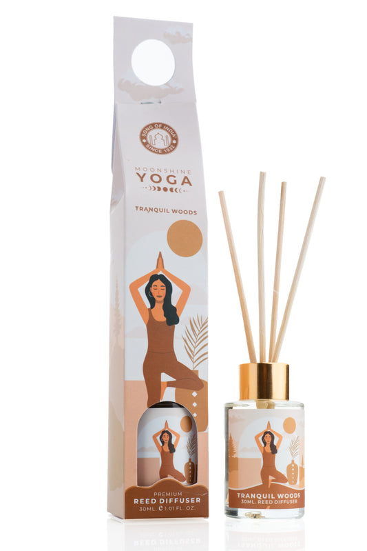 Difusor Aromático Yoga 30 ml con Varillas