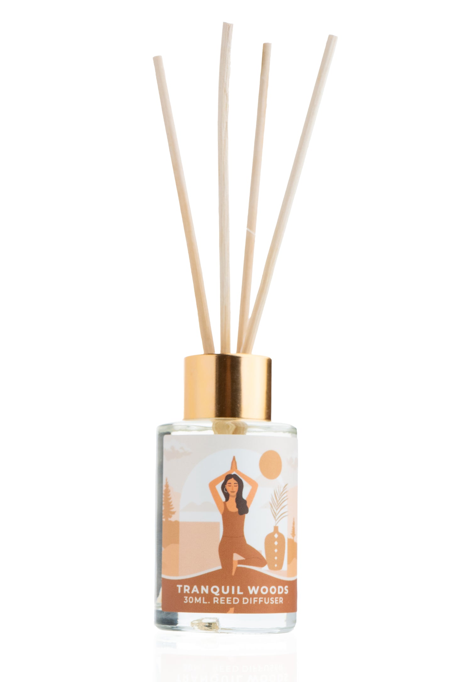 Difusor Aromático Yoga 30 ml con Varillas
