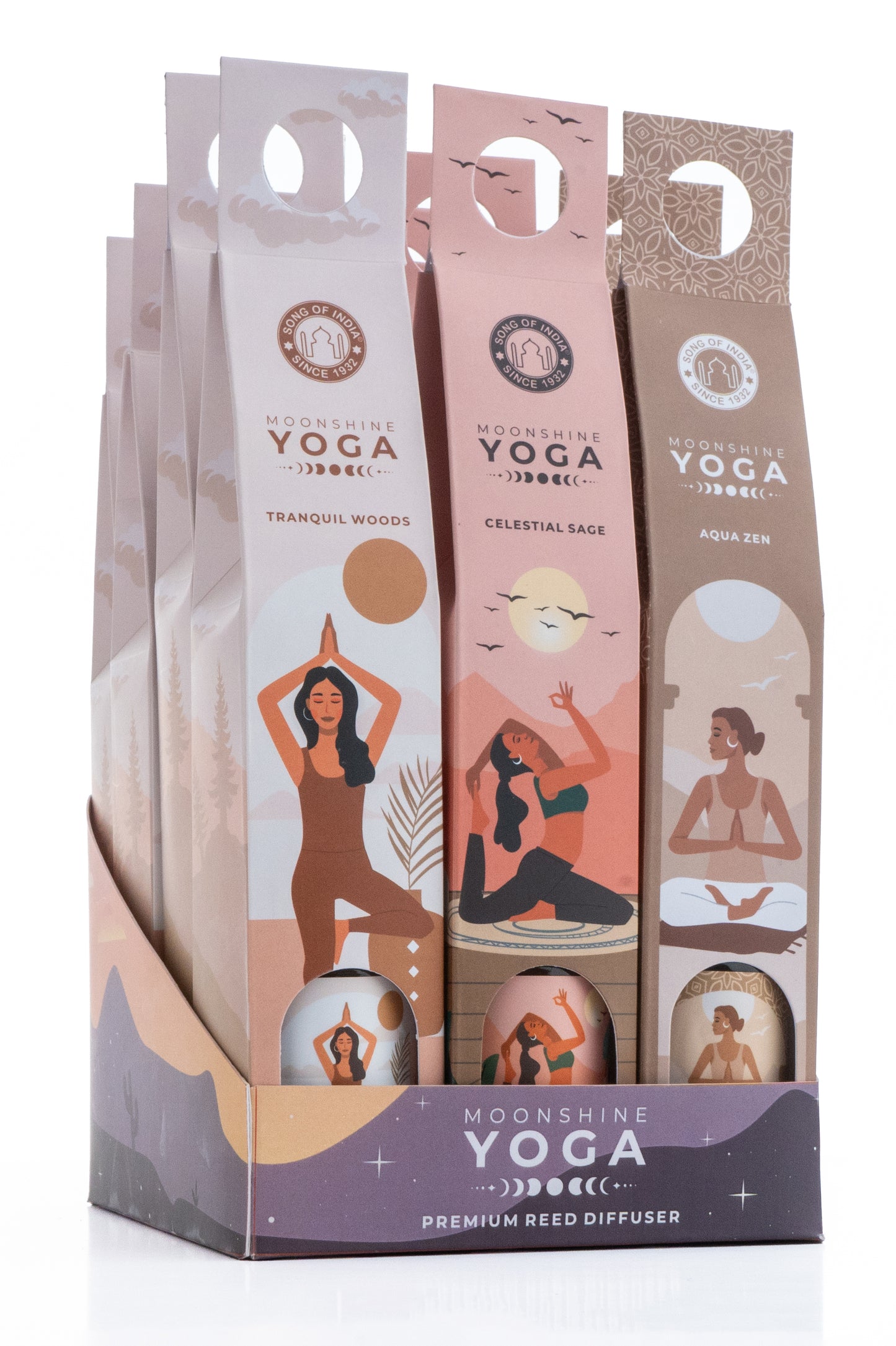 Difusor Aromático Yoga 30 ml con Varillas