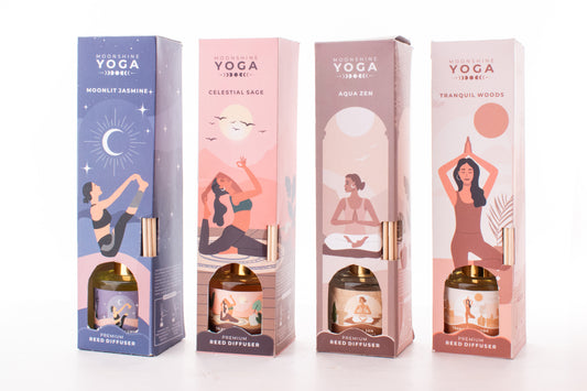 Difusor Aromático Yoga 50 ml con Varillas