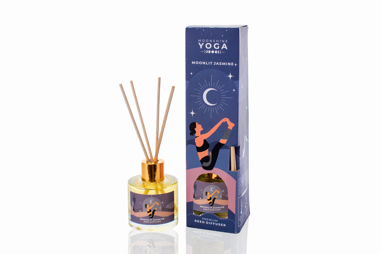 Difusor Aromático Yoga 50 ml con Varillas