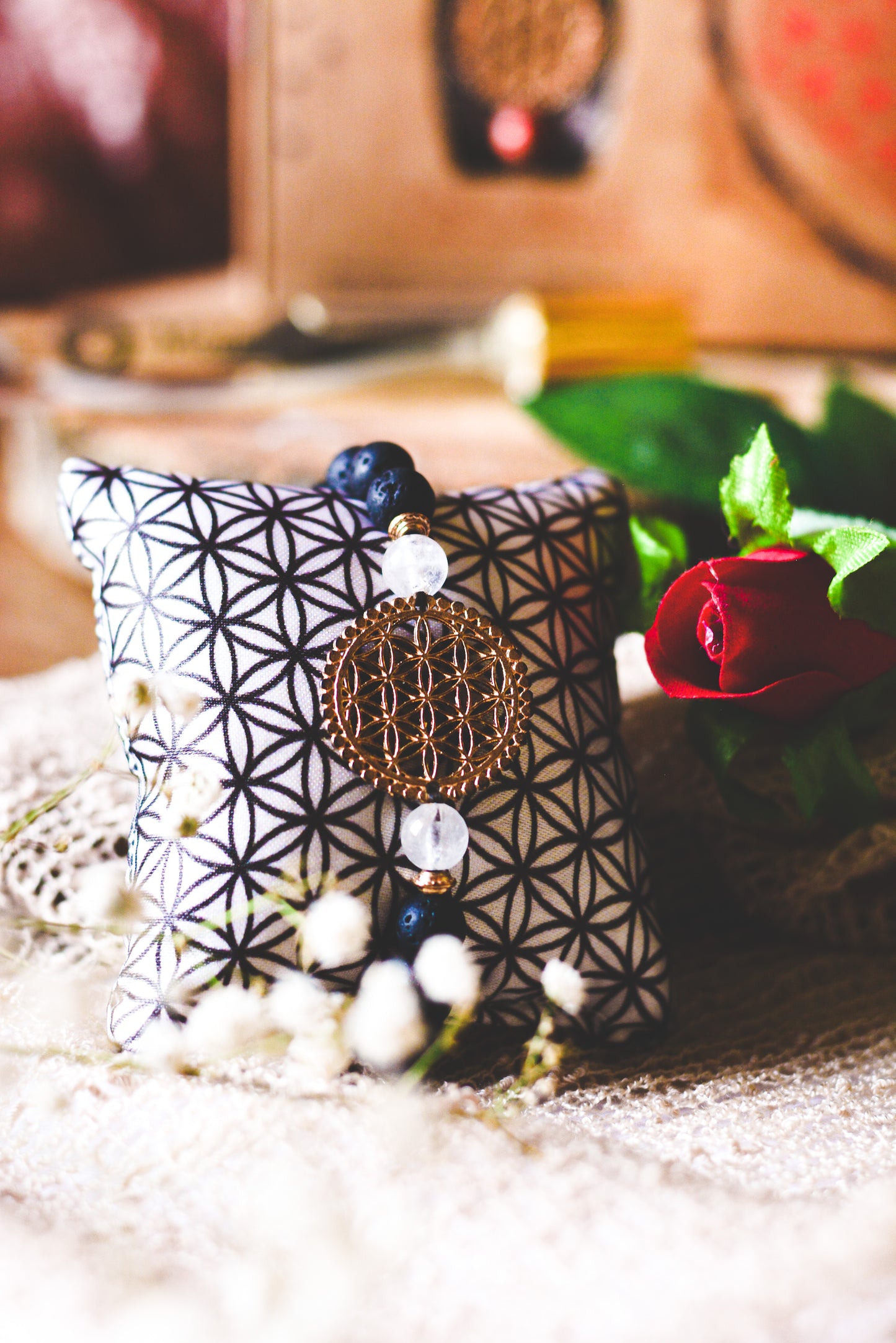 Set Regalo Aromático con Pulsera y Spray de Fragancia