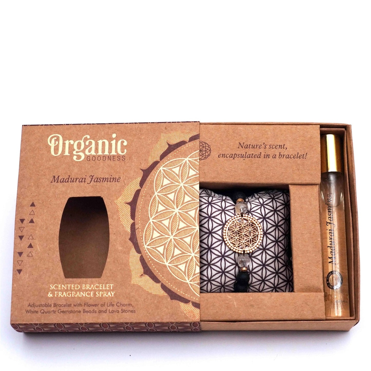 Set Regalo Aromático con Pulsera y Spray de Fragancia