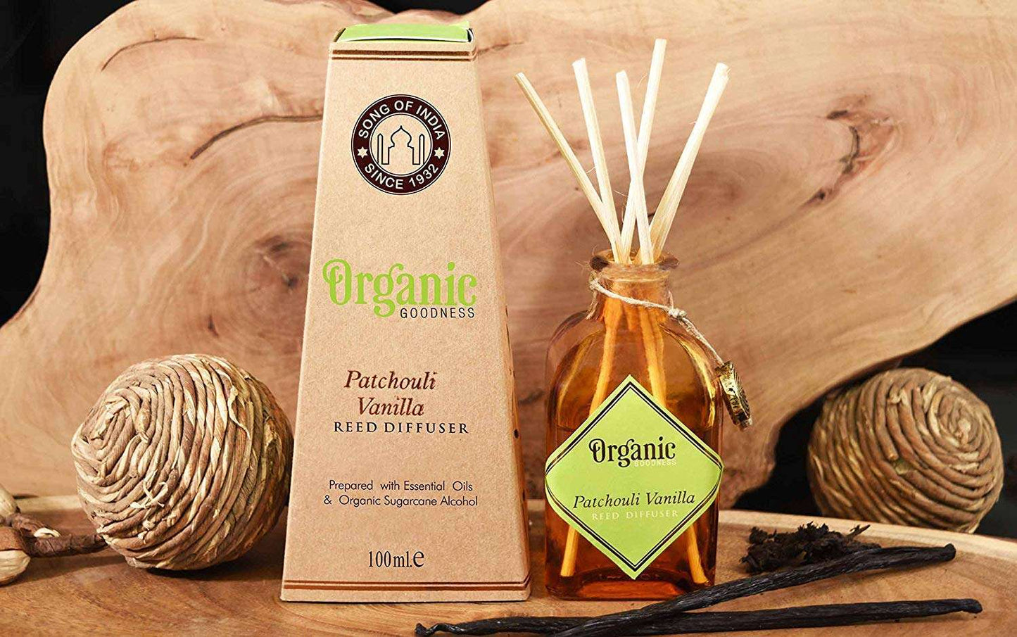 Organic Goodness Diffuser - 🌱 Patchouli & Vanilla