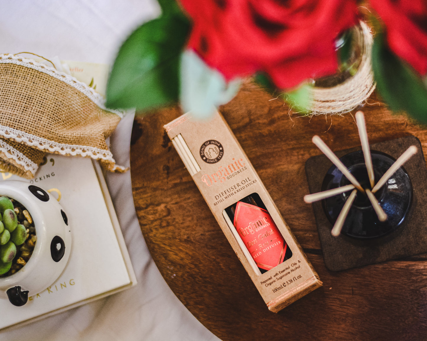 Aceite Difusor Orgánico Refill 100 ml – Botella Ámbar