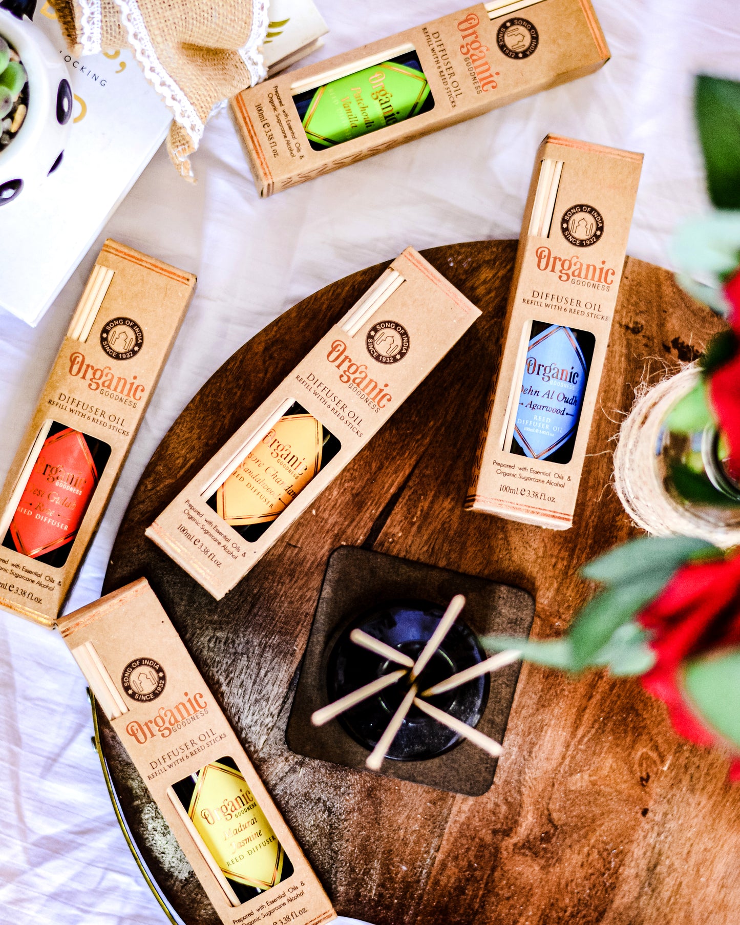 Aceite Difusor Orgánico Refill 100 ml – Botella Ámbar