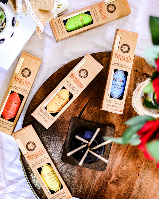 Aceite Difusor Orgánico Refill 100 ml – Botella Ámbar