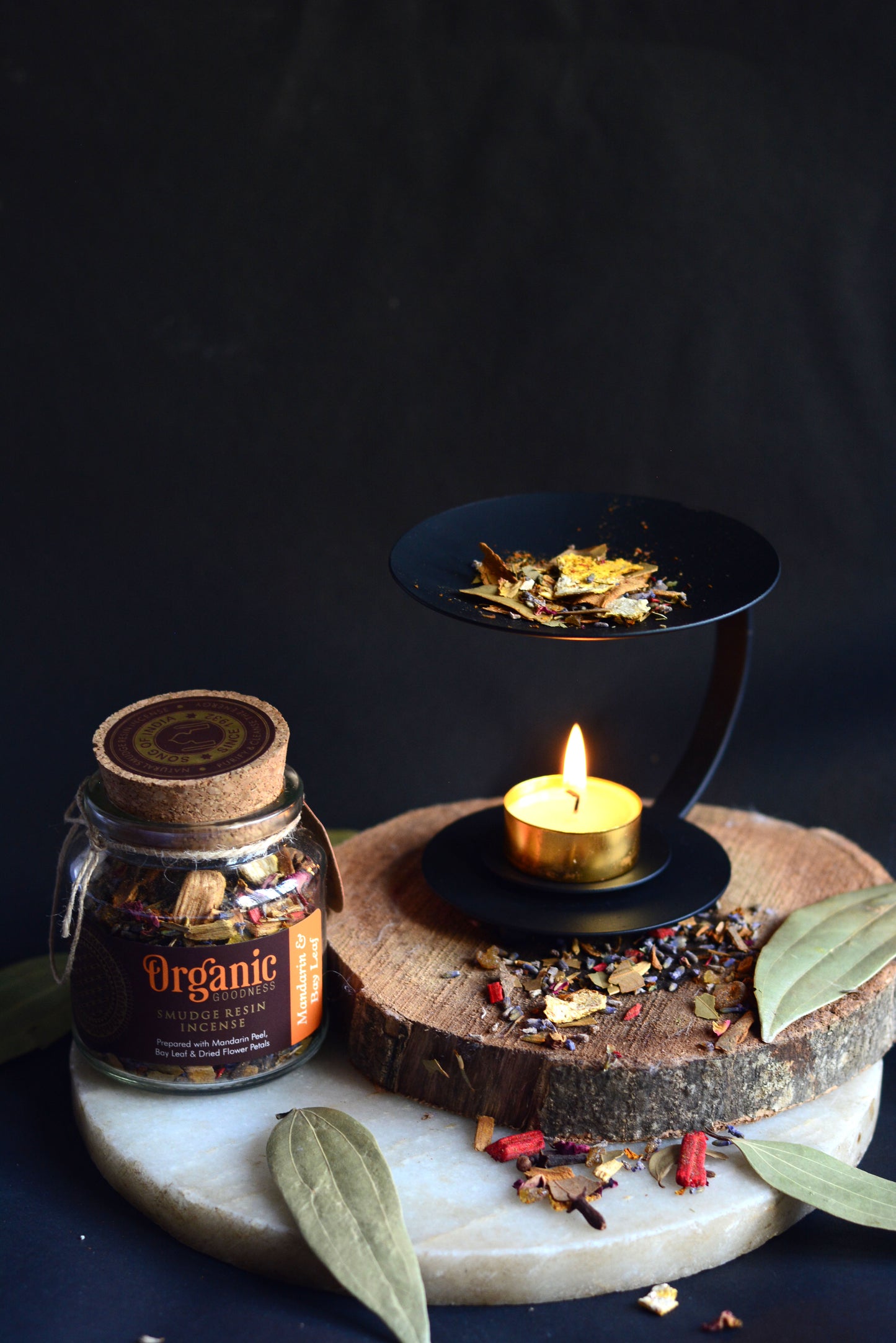 Mix de Resinas Organic Goodness (Smudge) - Frasco de Vidrio Premium