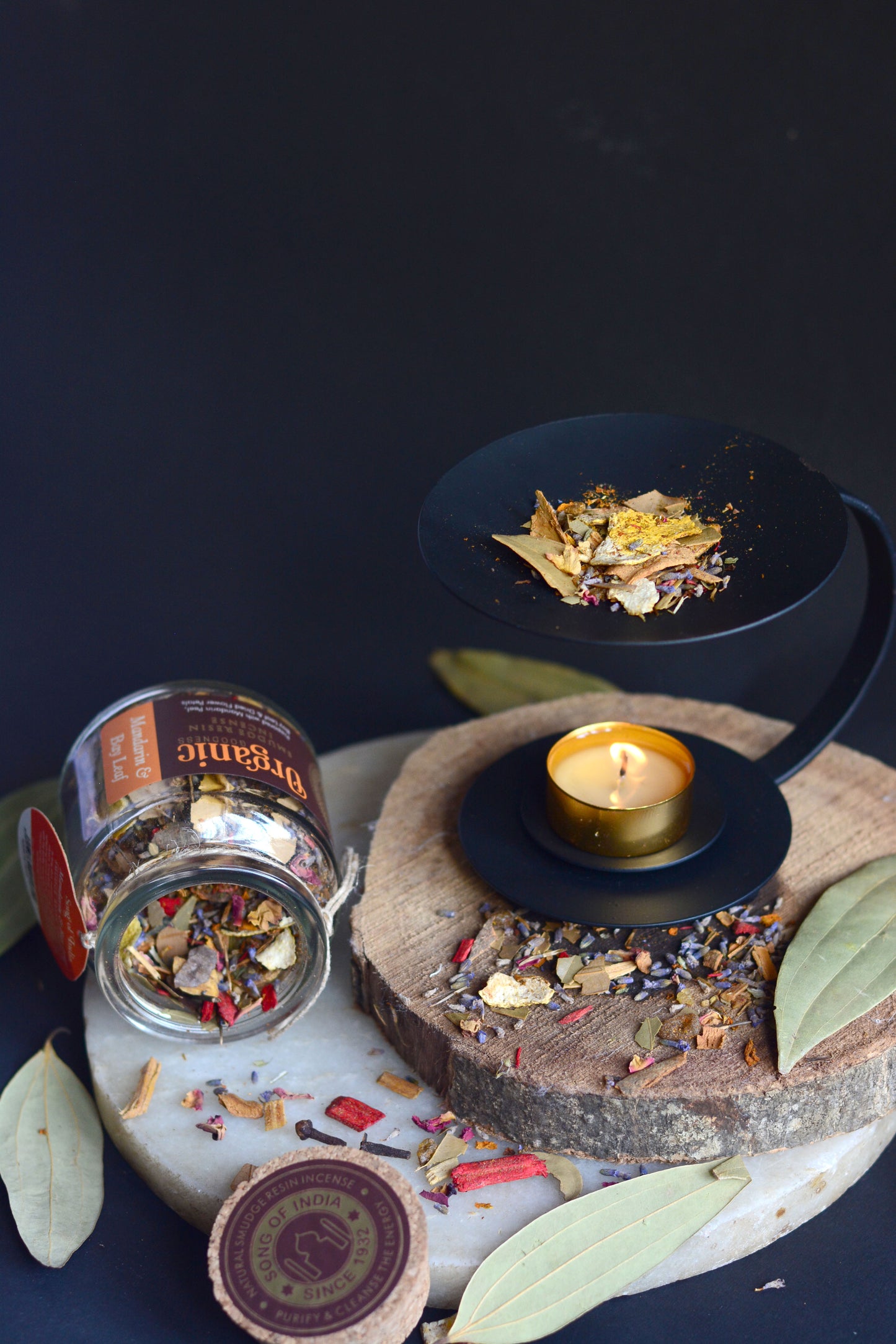 Mix de Resinas Organic Goodness (Smudge) - Frasco de Vidrio Premium