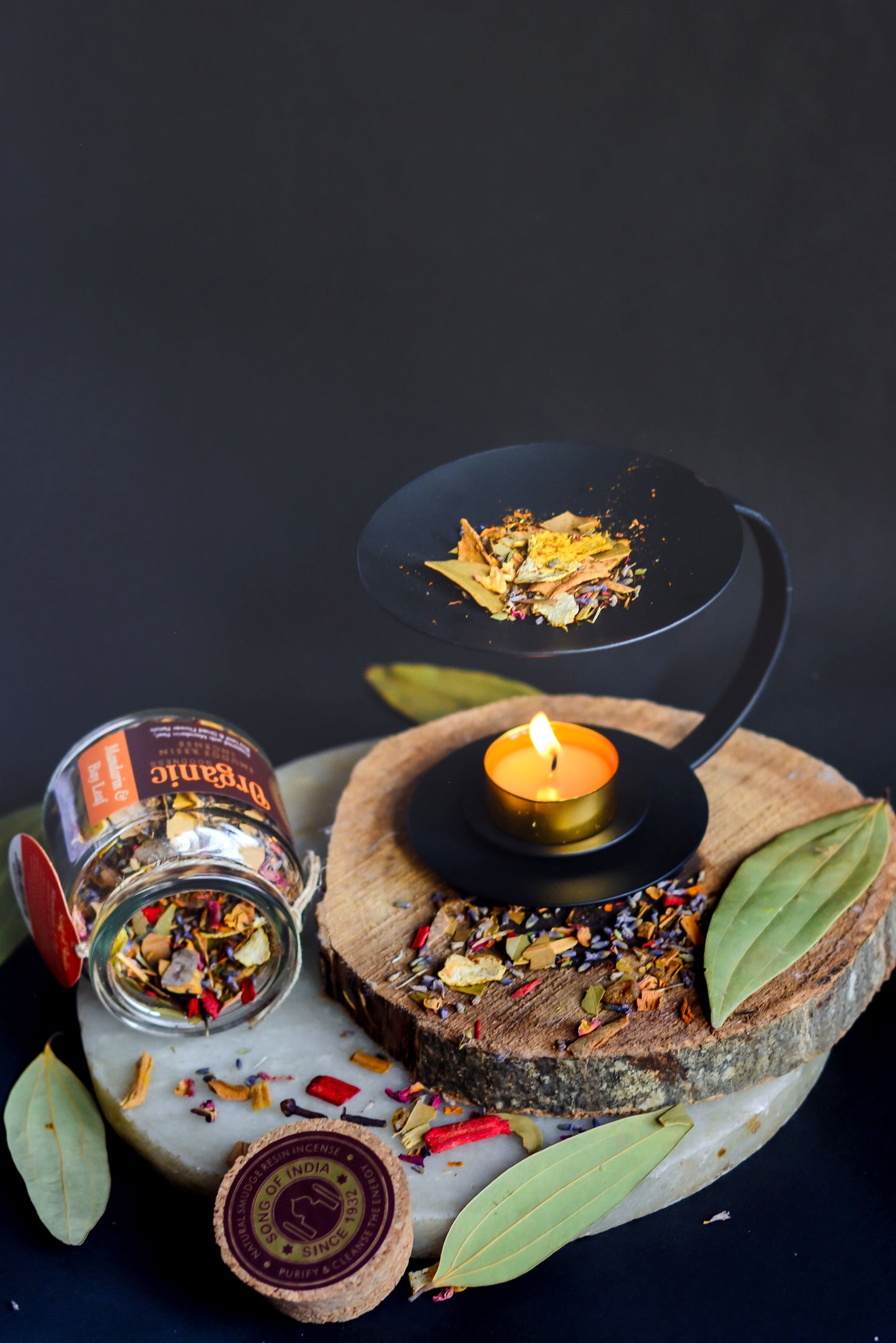 Mix de Resinas Organic Goodness (Smudge) - Frasco de Vidrio Premium