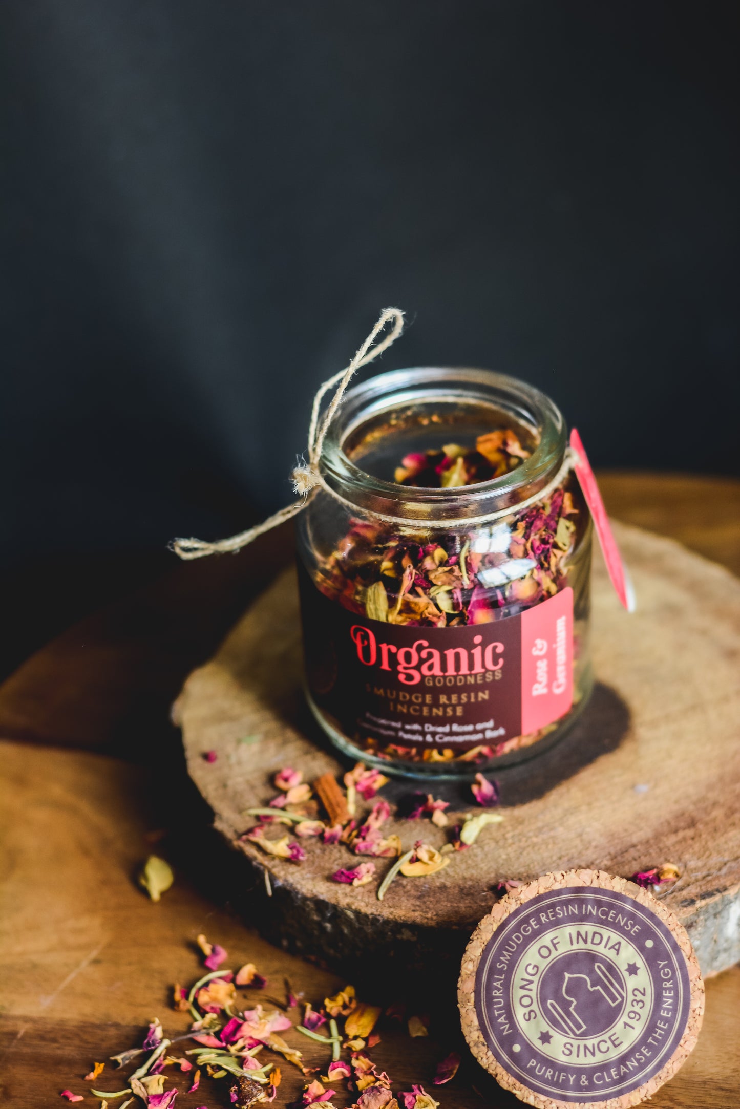 Mix de Resinas Organic Goodness (Smudge) - Frasco de Vidrio Premium