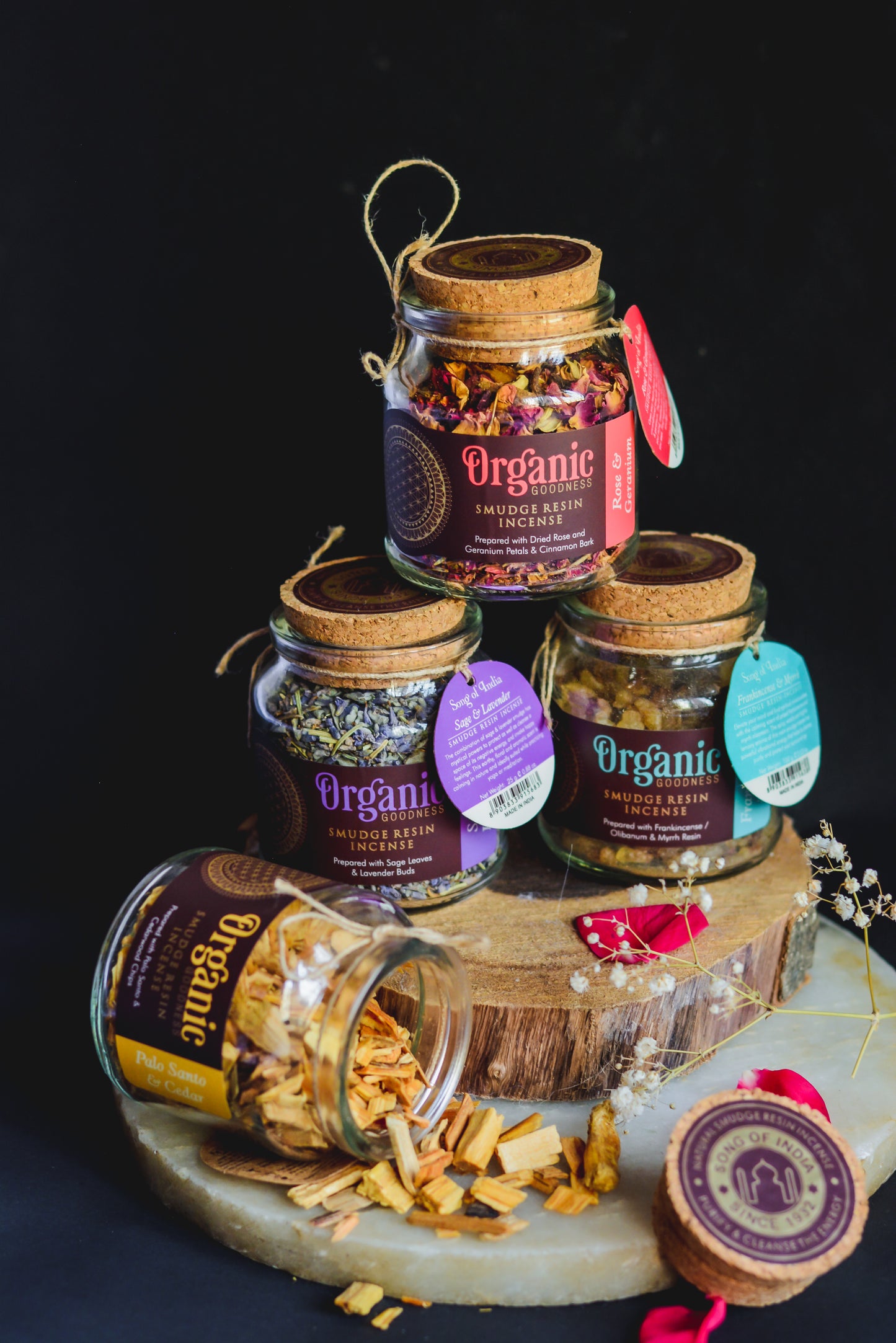 Mix de Resinas Organic Goodness (Smudge) - Frasco de Vidrio Premium