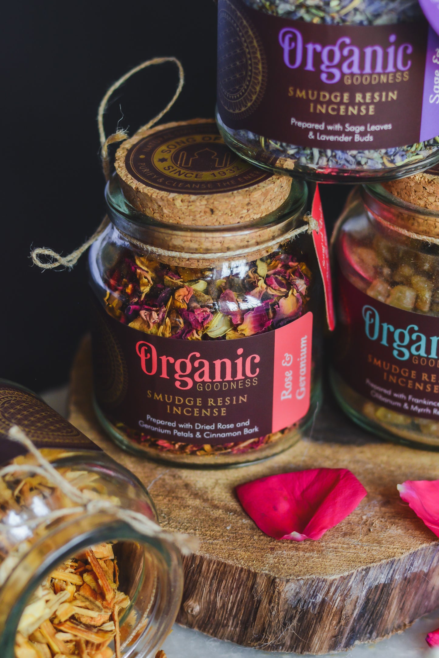 Mix de Resinas Organic Goodness (Smudge) - Frasco de Vidrio Premium