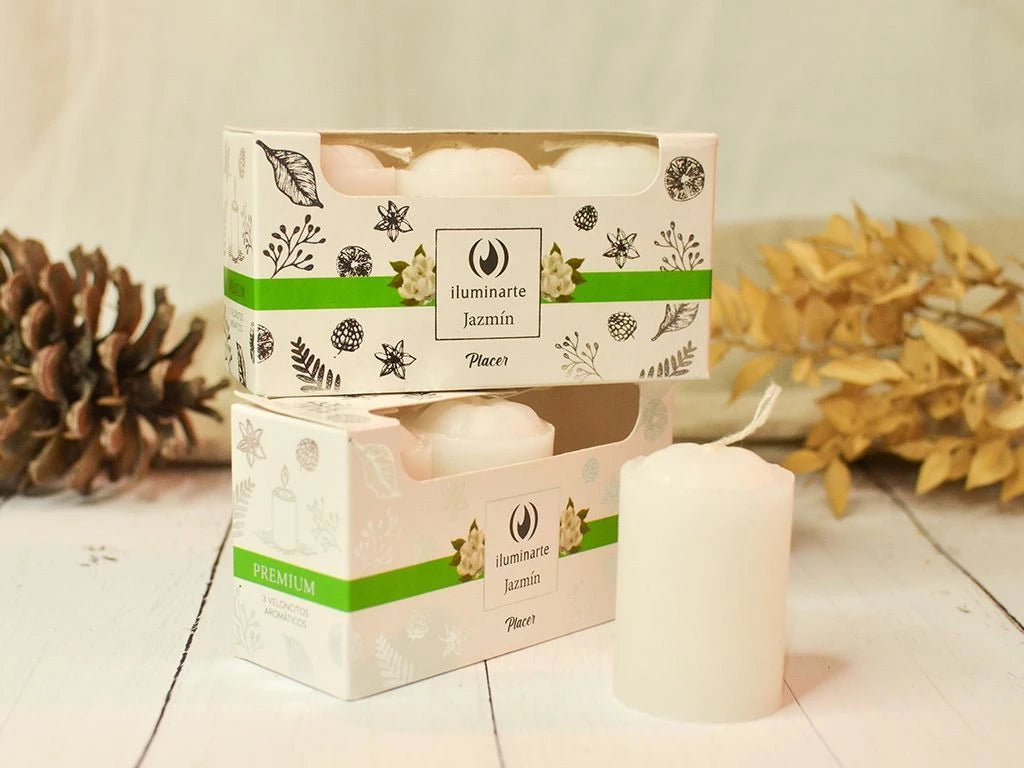 Velas Aromaticas de Soja x 3 Unidades - Aromanza